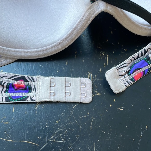 CALVIN KLEIN peacock feather print padded bra - Picture 9 of 11